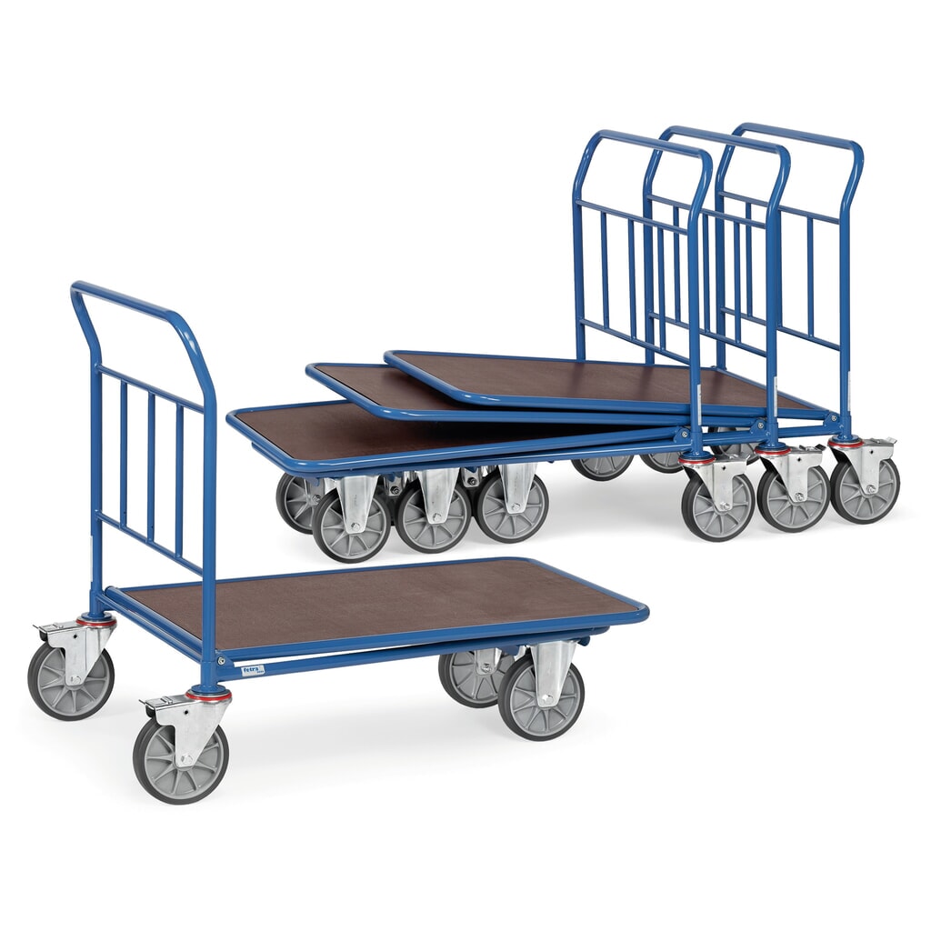 Obrázek produktu: Vozík fetra® Cash-'n'-Carry, nosnost 500 kg, ložná plocha ŠxH 700 x 1 000 mm