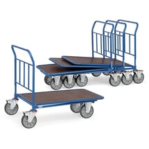 Obrázku produktu: Vozík fetra® Cash-'n'-Carry, nosnost 400&nbsp;kg, ložná plocha ŠxH 500 x 850 mm