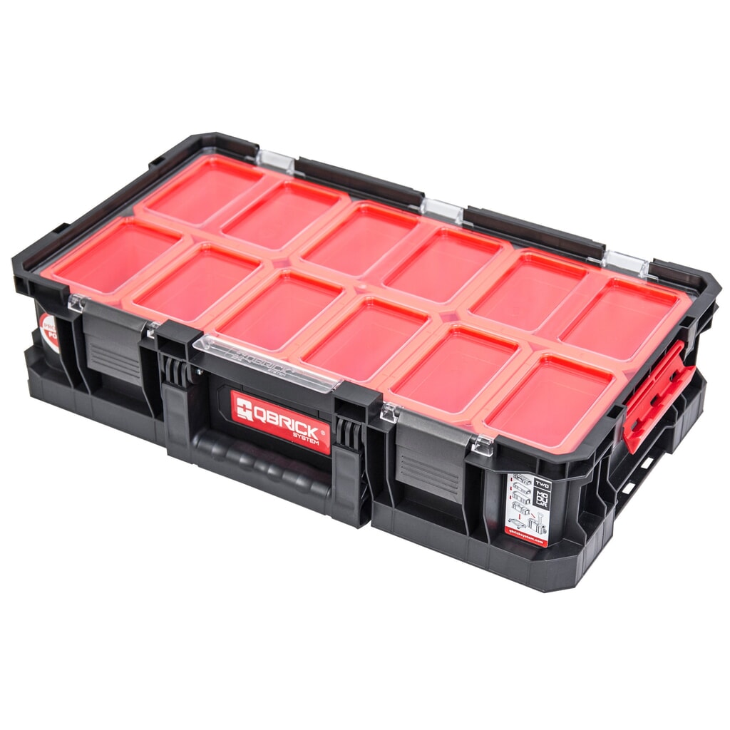 Vozík na nářadí s trolejí QBRICK SYSTEM TWO, vč. boxu a kufříku Obrázek produktu: Vozík na nářadí s trolejí QBRICK SYSTEM TWO, vč. boxu a kufříku