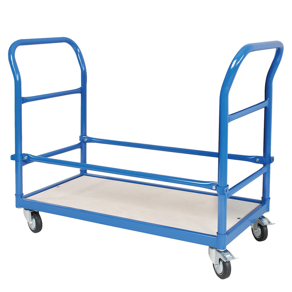 Vozík na pneumatiky BASIC, oboustranné posuvné madlo, světlá šířka přihrádky 940 mm, nosnost 100 kg Obrázek produktu: Vozík na pneumatiky BASIC, oboustranné posuvné madlo, světlá šířka přihrádky 940 mm, nosnost 100 kg