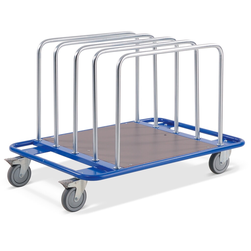 Obrázek produktu: Vozík s trubkovým madlem BASIC, s 5 madly, ložná plocha ŠxH 1000 x 700 mm