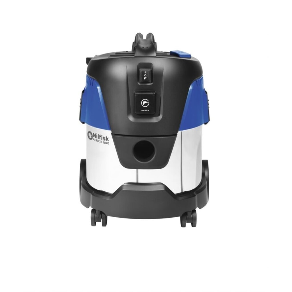 Číslo obrázku produktu 4: Vysavač na mokré/suché vysávání Nilfisk® AERO 21-21 PC INOX + zásuvka na přístroje, 1250 W, 20 l