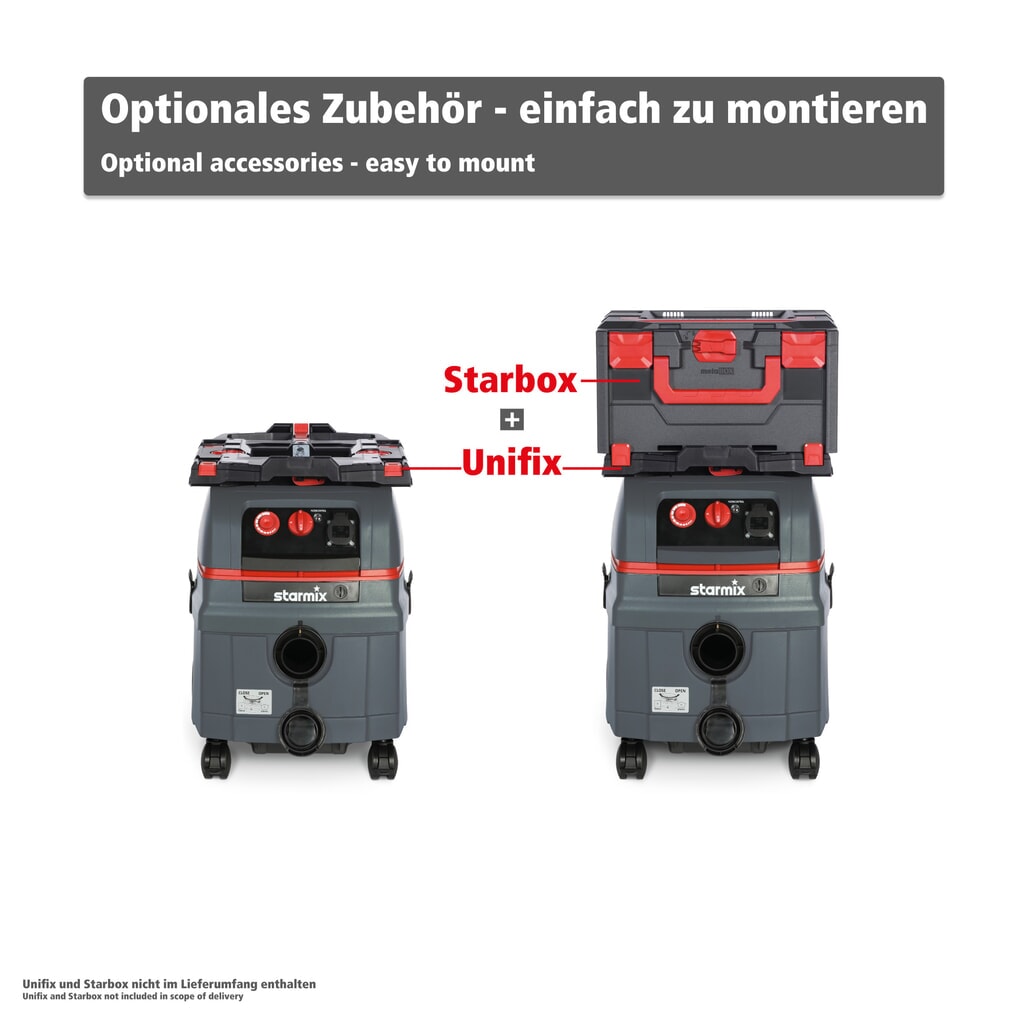 Vysavač na mokré/suché vysávání starmix Compact, kategorie prachu L, 1600 W Číslo obrázku produktu 8: Vysavač na mokré/suché vysávání starmix Compact, kategorie prachu L, 1600 W