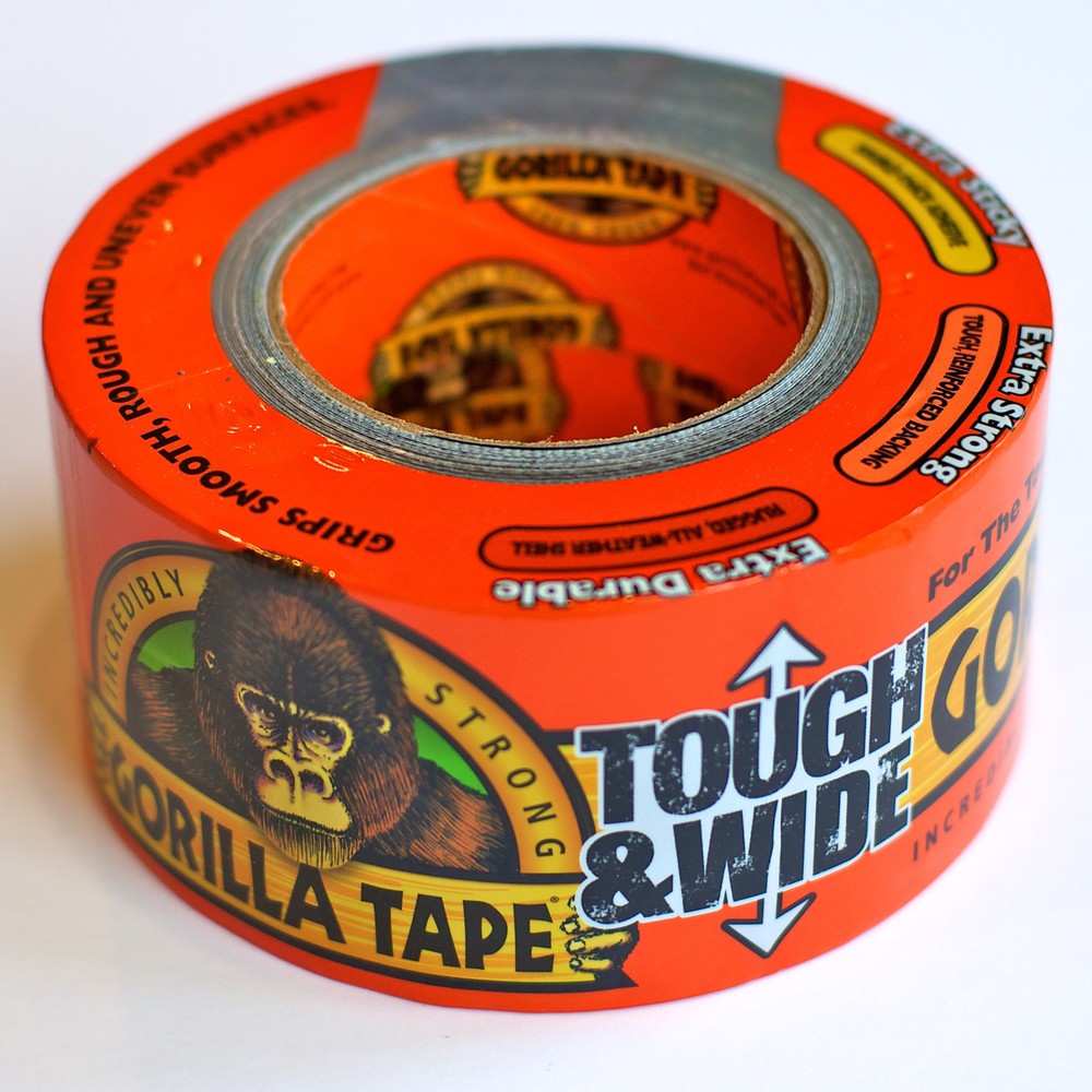 Vysoce výkonná textilní lepicí páska Gorilla Tape®, délka 27 m, šířka 73 mm Číslo obrázku produktu 1: Vysoce výkonná textilní lepicí páska Gorilla Tape®, délka 27 m, šířka 73 mm