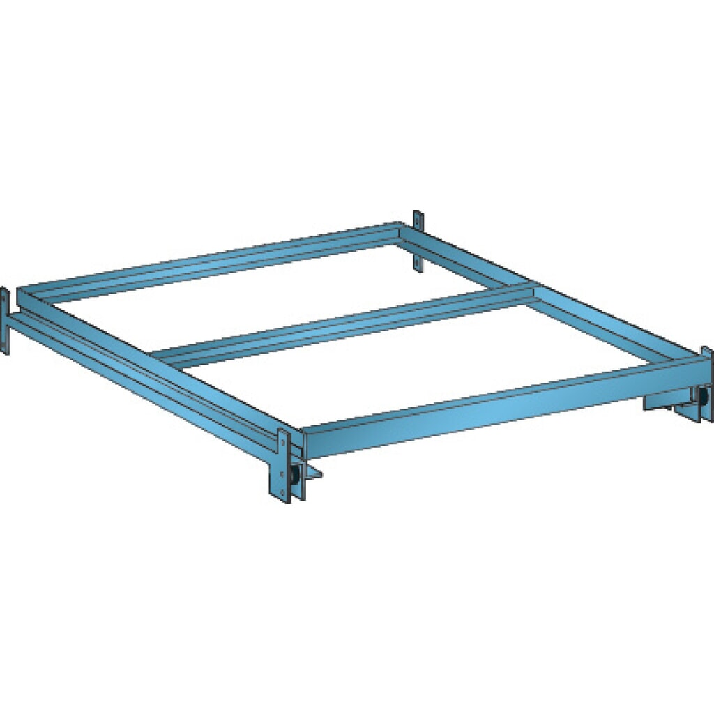 Obrázek produktu: Výsuvný rám LISTA, zatížení pole 1000 kg, Š×V 890 × 860 mm, výsuv na 65 %