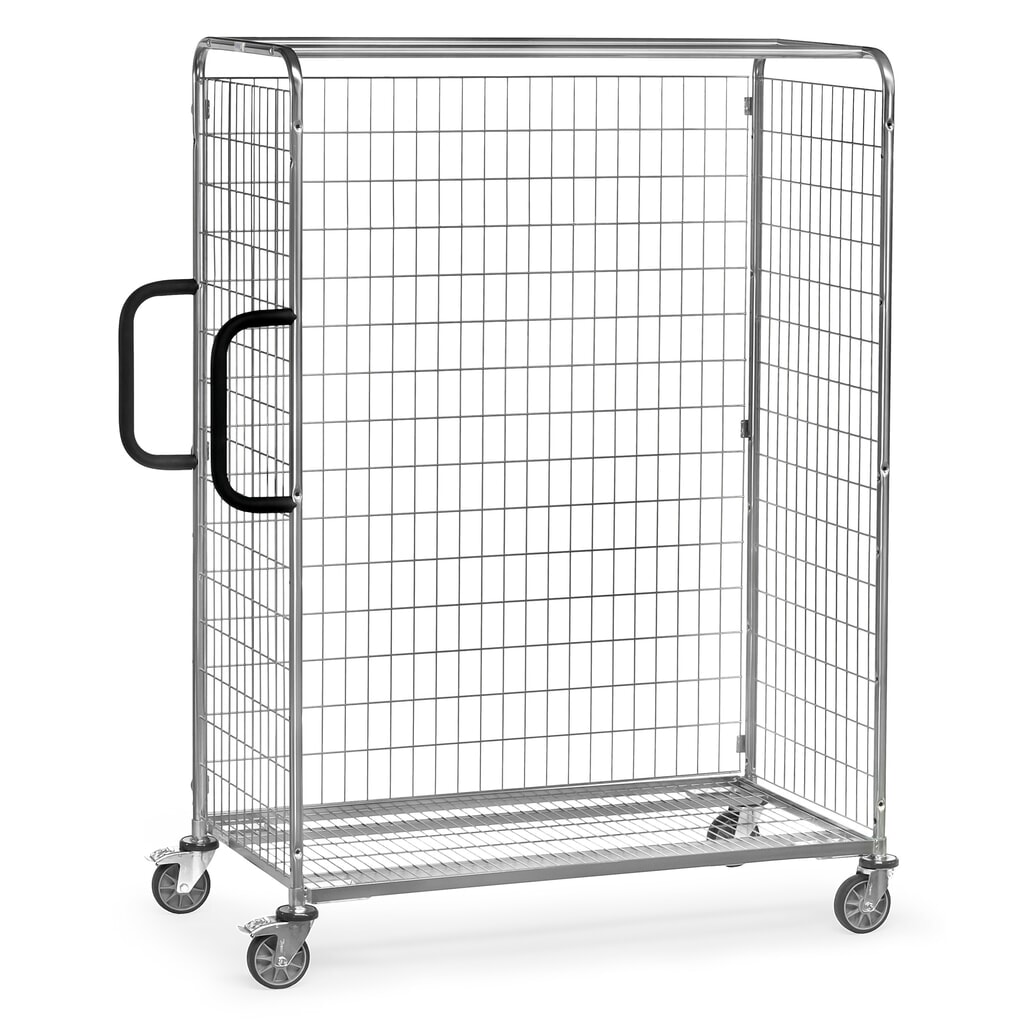 Číslo obrázku produktu 1: Mřížka zadní stěny pro vychystávací vozík fetra®, V×Š 1225 × 650 mm