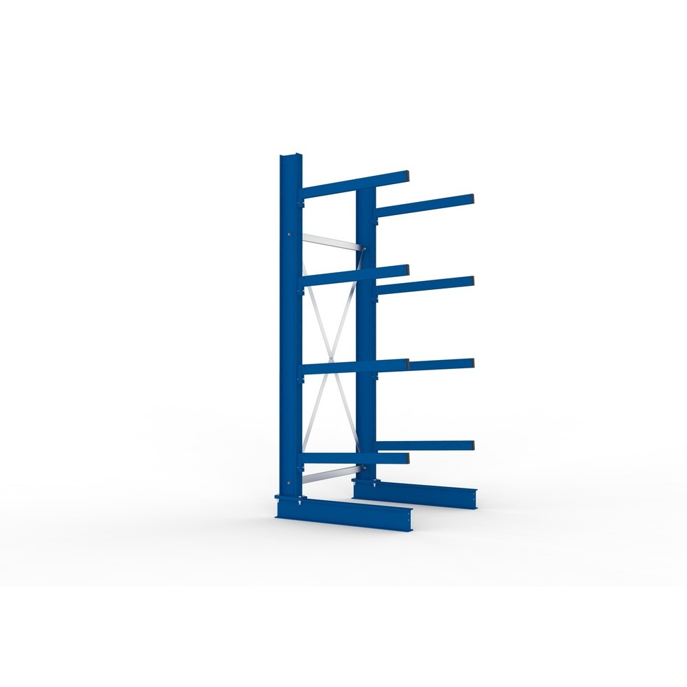 Číslo obrázku produktu 4: Základní pole konzolového regálu META, jednostranné, nosnost na rameno 250 kg, V×Š×H 2 500 × 1 103 × 1 030 mm