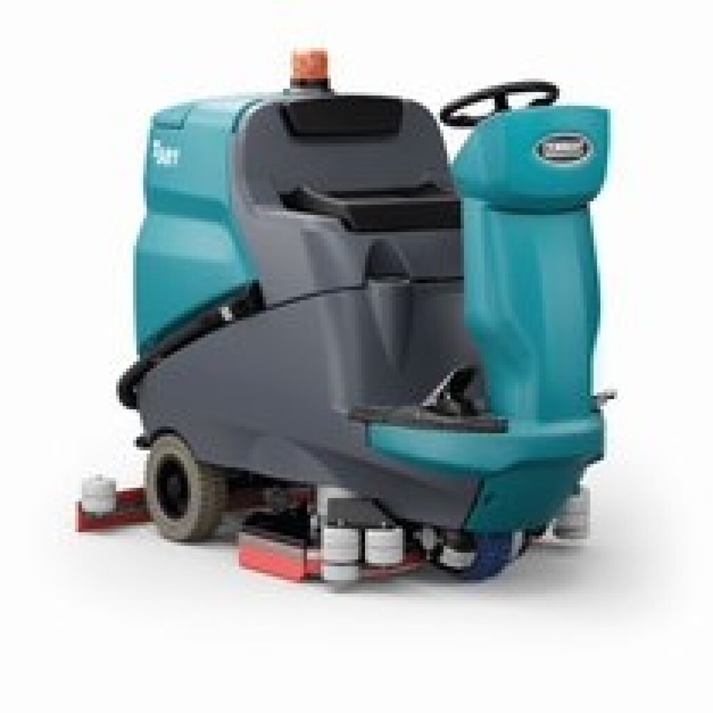 Zametací a vysávací stroj se sedící obsluhou Tennant® T981 BT 80, baterie, kartáč 435 mm Obrázek produktu: Zametací a vysávací stroj se sedící obsluhou Tennant® T981 BT 80, baterie, kartáč 435 mm