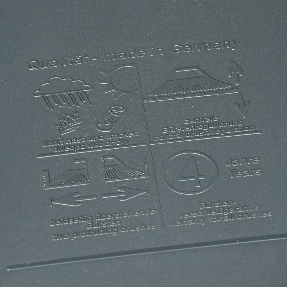 Číslo obrázku produktu 9: Zametací stroj Steinbock® Turbo, ruční, záběr 750 mm, RAL 7016 antracitová šedá