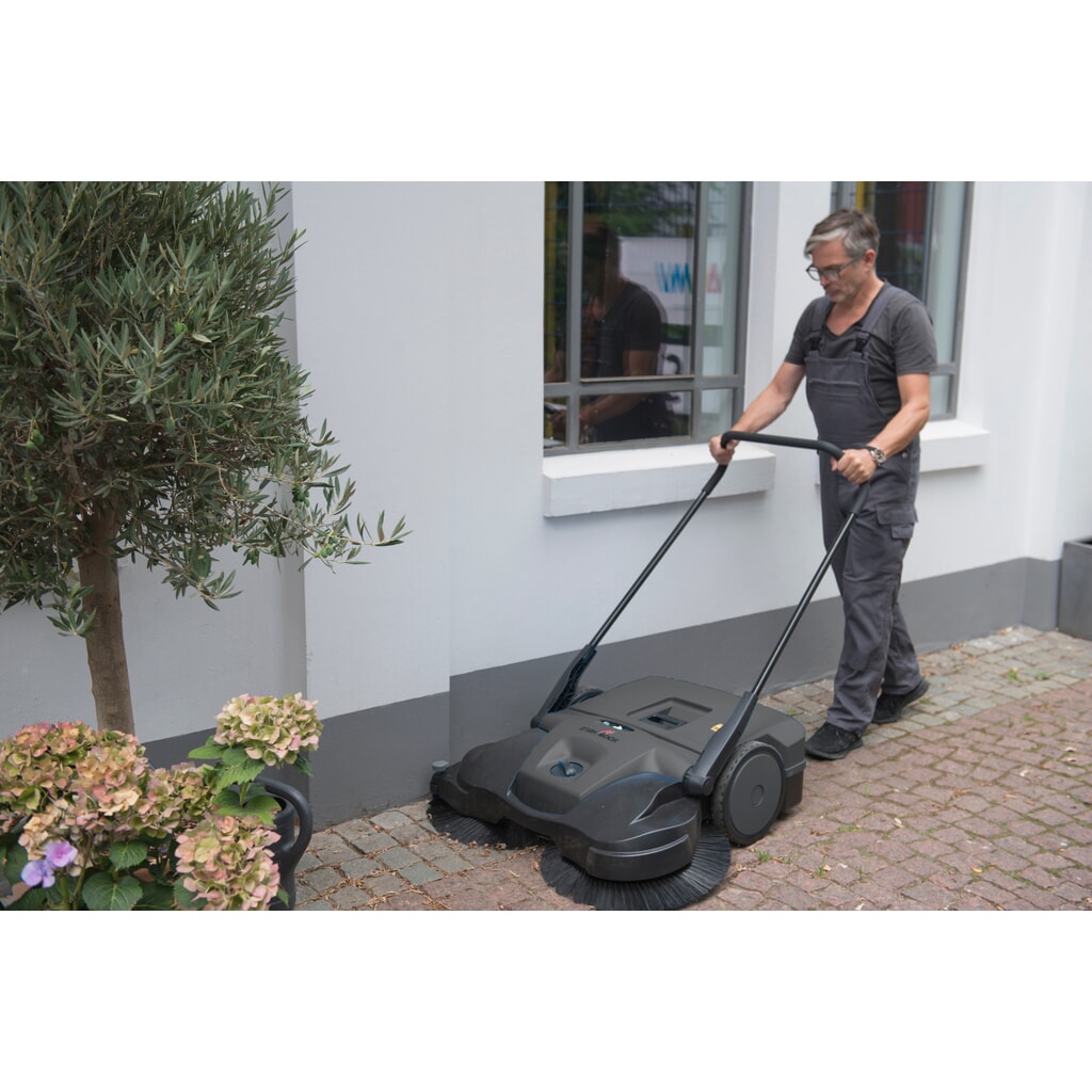 Zametací stroj Steinbock® Turbo, Premium, elektrický, záběr 970 mm, RAL RAL 7016 antracitová šedá Číslo obrázku produktu 7: Zametací stroj Steinbock® Turbo, Premium, elektrický, záběr 970 mm, RAL RAL 7016 antracitová šedá