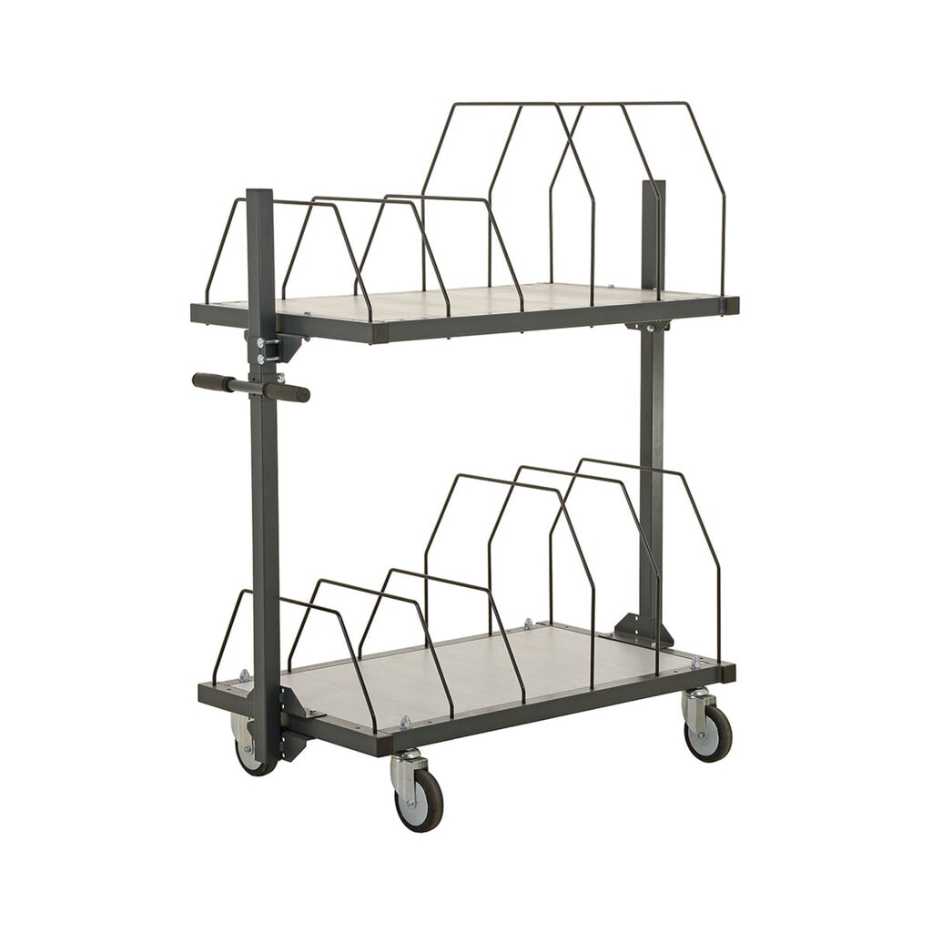 Zásobník na lepenkové obaly Rocholz s madlem, 2 patra, VxŠxH 1260 x 1015 x 600 mm Číslo obrázku produktu 3: Zásobník na lepenkové obaly Rocholz s madlem, 2 patra, VxŠxH 1260 x 1015 x 600 mm
