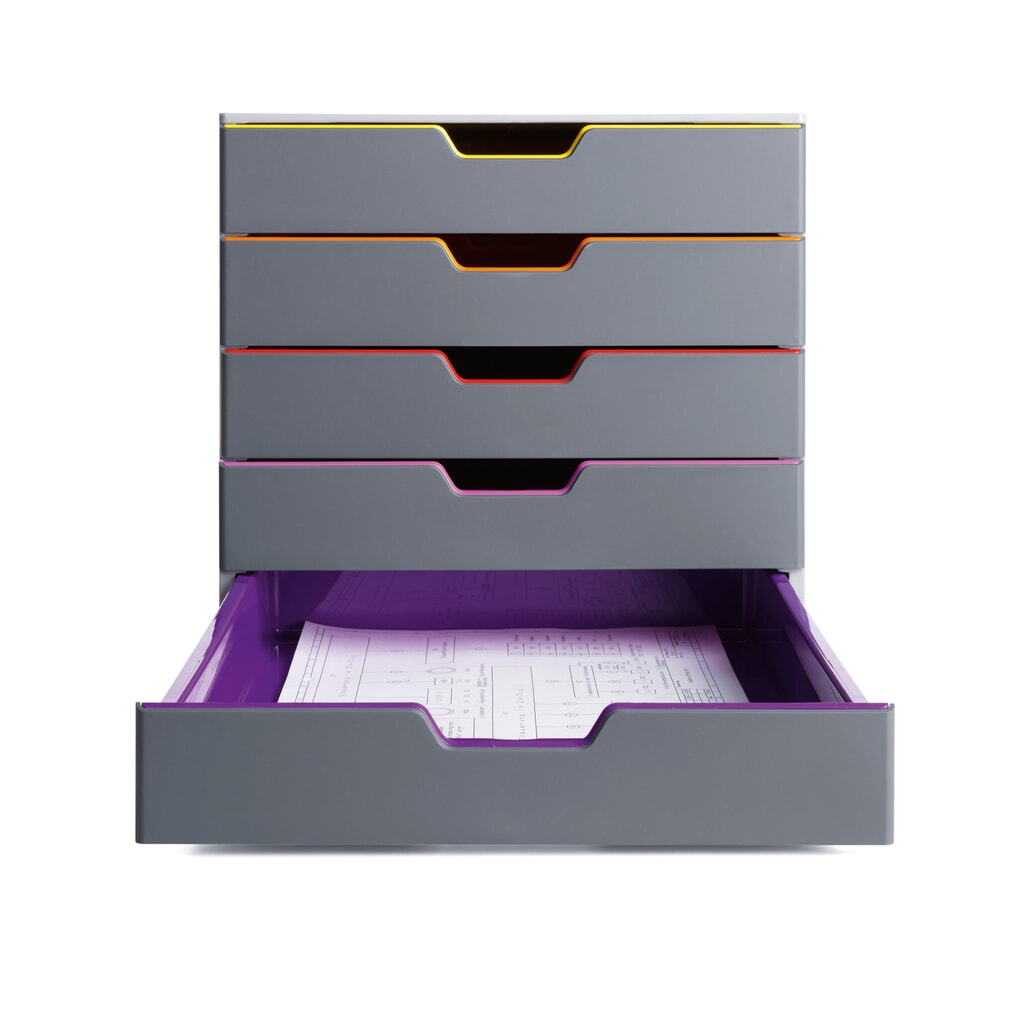 Obrázek produktu: Zásuvkový box DURABLE Varicolor, 5 zásuvek