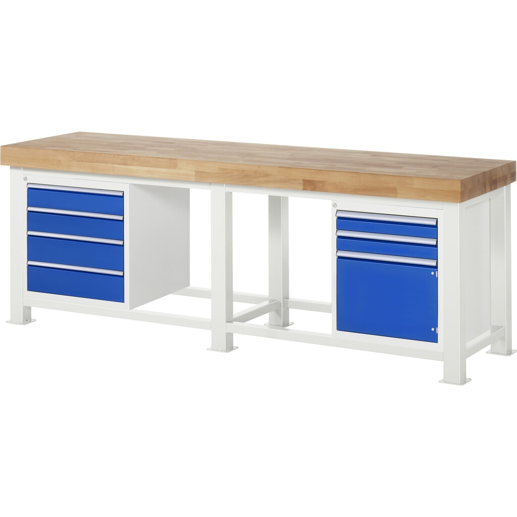 Číslo obrázku produktu 4: RAU zátěžový pracovní stůl, VxŠxH 850 mm x 1250 mm x 900 mm