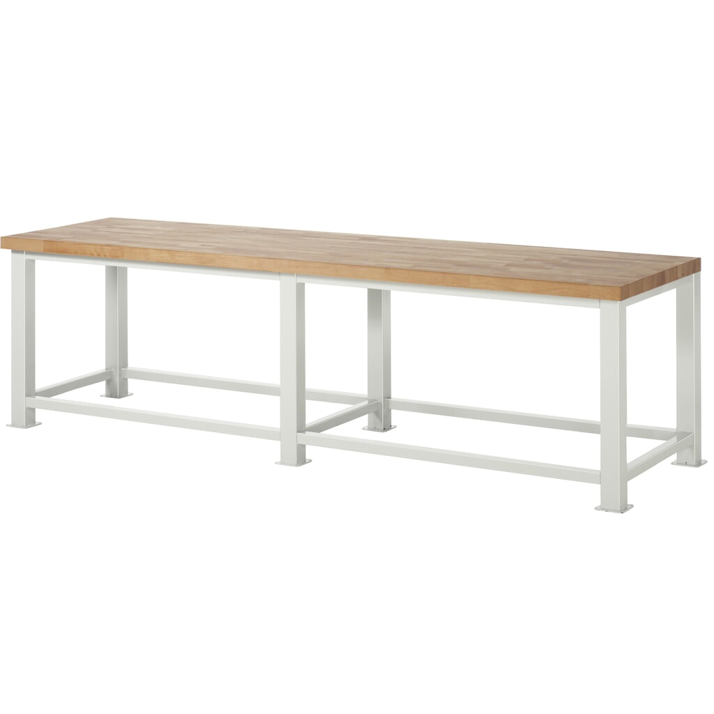 RAU zátěžový pracovní stůl, VxŠxH 850 mm x 3000 mm x 900 mm Obrázek produktu: RAU zátěžový pracovní stůl, VxŠxH 850 mm x 3000 mm x 900 mm