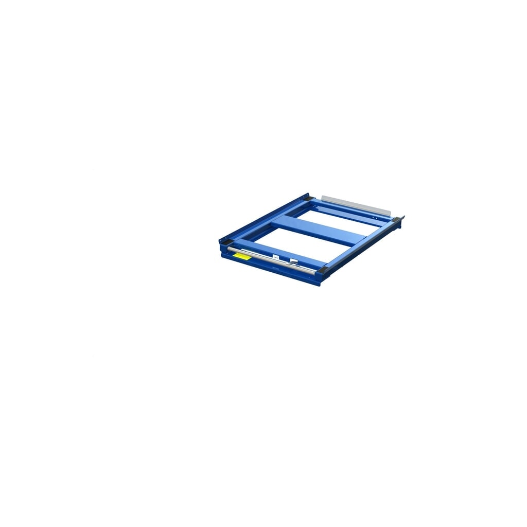 Přípravek k výsuvu palet, opěrný model, ŠxH 860 x 1200 mm, nosnost 600 kg Obrázek produktu: Přípravek k výsuvu palet, opěrný model, ŠxH 860 x 1200 mm, nosnost 600 kg