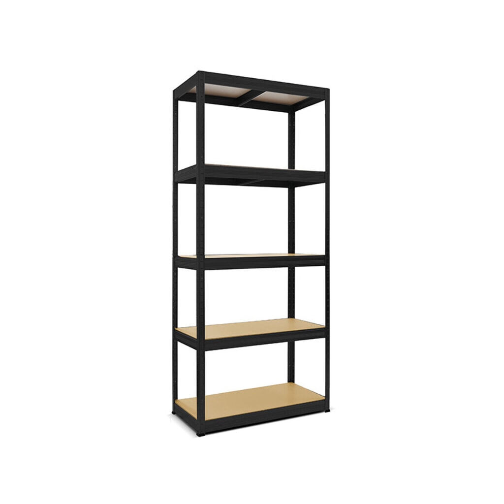 Zátěžový regál HEMMDAL typ S, černá – 180 x 90 x 45 cm – až 750 kg Obrázek produktu: Zátěžový regál HEMMDAL typ S, černá – 180 x 90 x 45 cm – až 750 kg