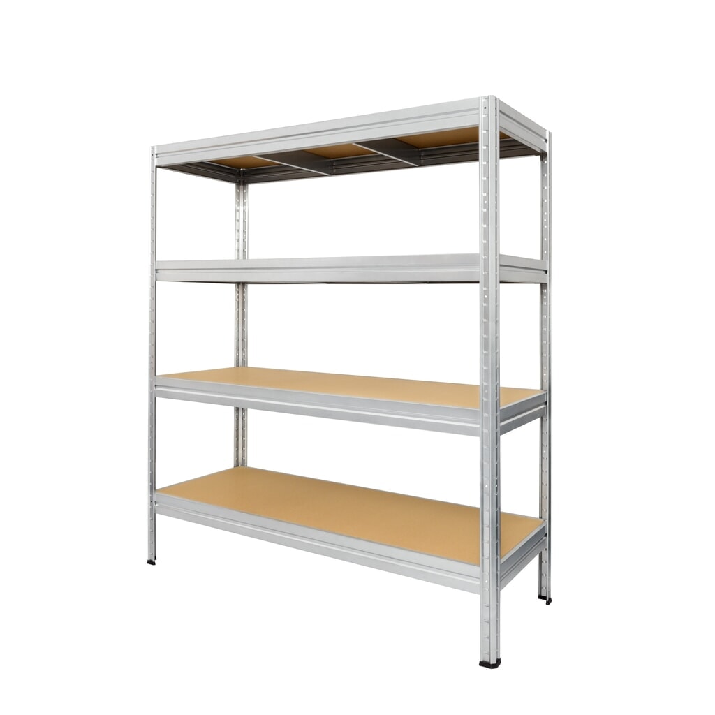 Široký regál HEMMDAL, zasouvací systém, nosnost police 600 kg, galvanizováno, VxŠxH 1770 x 1600 x 450 mm Obrázek produktu: Široký regál HEMMDAL, zasouvací systém, nosnost police 600 kg, galvanizováno, VxŠxH 1770 x 1600 x 450 mm