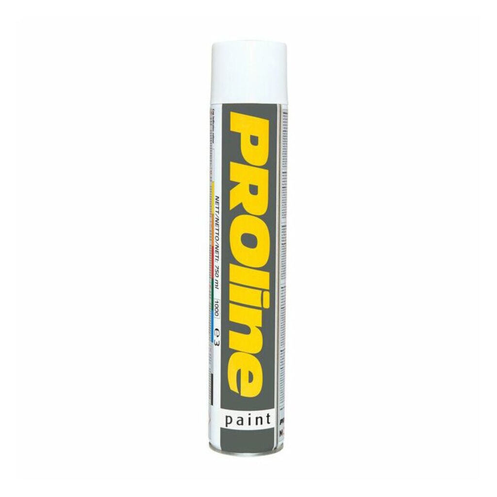 Značkovací barva PROline-paint 0,75 l, 1 ks, bílá Obrázek produktu: Značkovací barva PROline-paint 0,75 l, 1 ks, bílá
