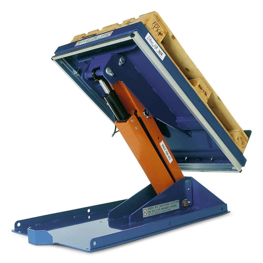 Číslo obrázku produktu 4: Zvedací naklápěcí zařízení EdmoLift® s uzavřenou plošinou, zdvih 235 – 820 mm, nosnost 750 kg