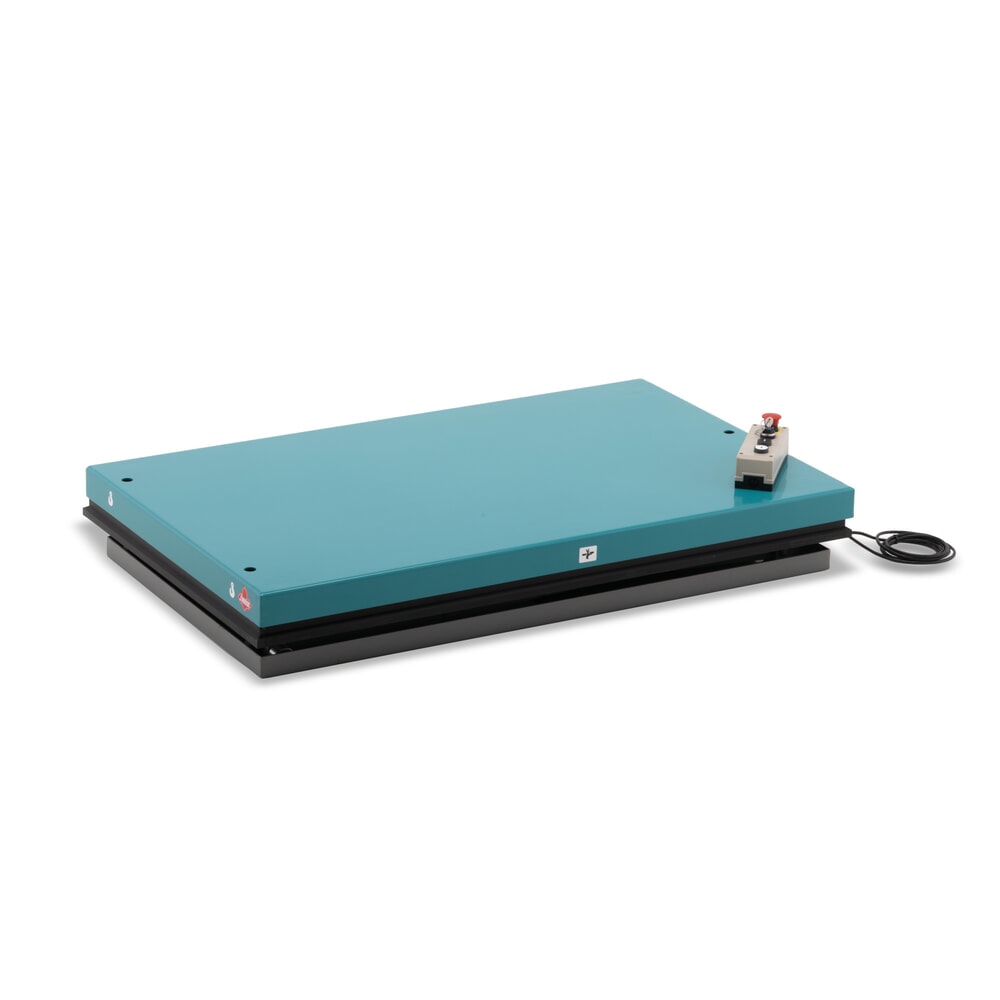 Číslo obrázku produktu 6: Zvedací plošina Ameise® s nůžkovým mechanismem, nosnost 500 kg, plošina cca 1300 x 800 mm, elektrický zdvih