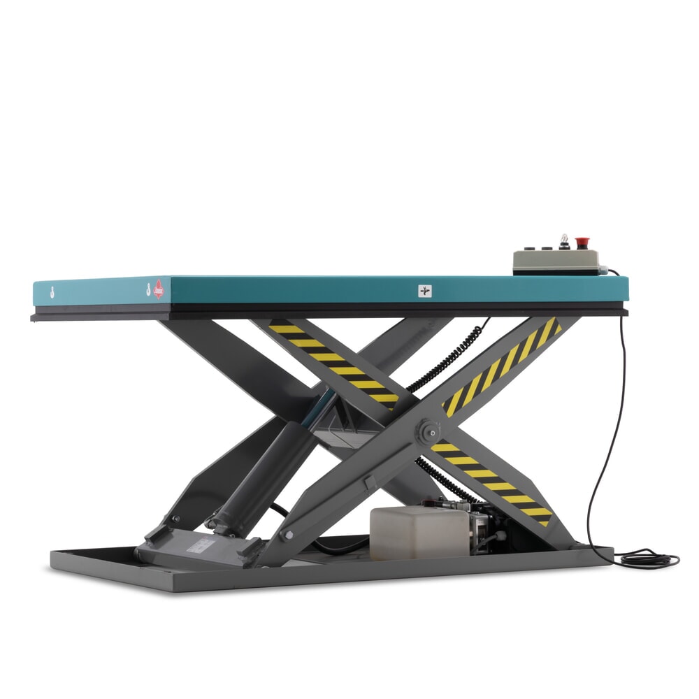Číslo obrázku produktu 7: Zvedací plošina Ameise® s nůžkovým mechanismem, nosnost 500 kg, plošina cca 1300 x 800 mm, elektrický zdvih