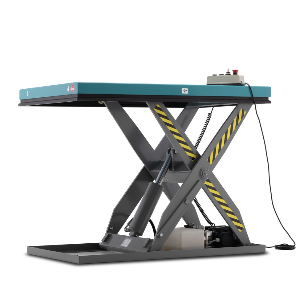 Obrázek produktu: Zvedací plošina Ameise® s nůžkovým mechanismem, nosnost 500 kg, plošina cca 1300 x 800 mm, elektrický zdvih