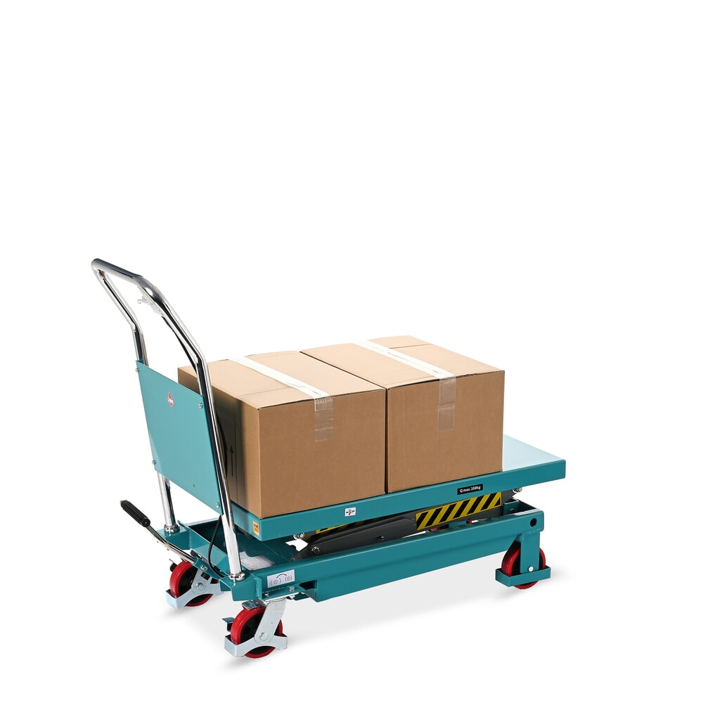 Číslo obrázku produktu 5: Zvedací stůl Ameise® s dvojitým nůžkovým mechanismem, nosnost 350 kg, cca 910 x 500 mm
