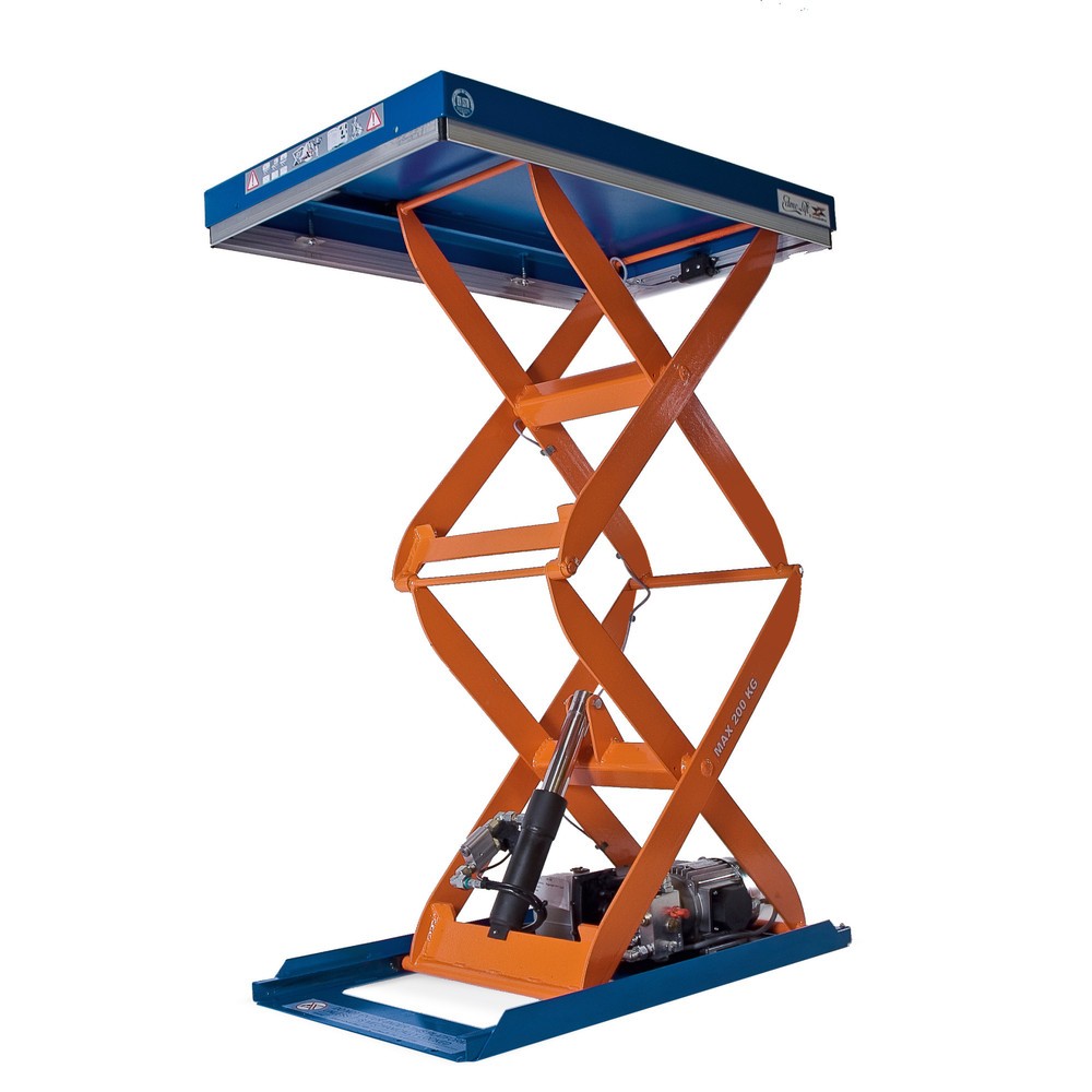 Zvedací stůl s dvojitým nůžkovým mechanismem EdmoLift® řada C