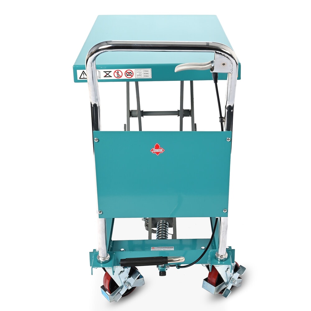Číslo obrázku produktu 4: Zvedací stůl Ameise® s nůžkovým mechanismem, pevná oj, nosnost 500 kg, cca 850 x 500 mm