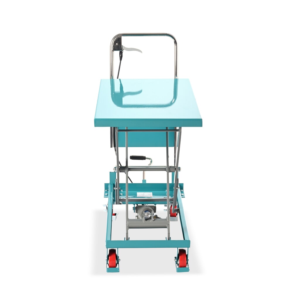 Číslo obrázku produktu 2: Zvedací stůl Ameise® s nůžkovým mechanismem, sklopné madlo, nosnost 150 kg, cca 700 x 450 mm