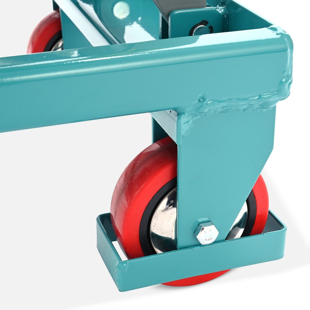 Číslo obrázku produktu 9: Zvedací stůl Ameise® s nůžkovým mechanismem, sklopné madlo, nosnost 150 kg, cca 700 x 450 mm