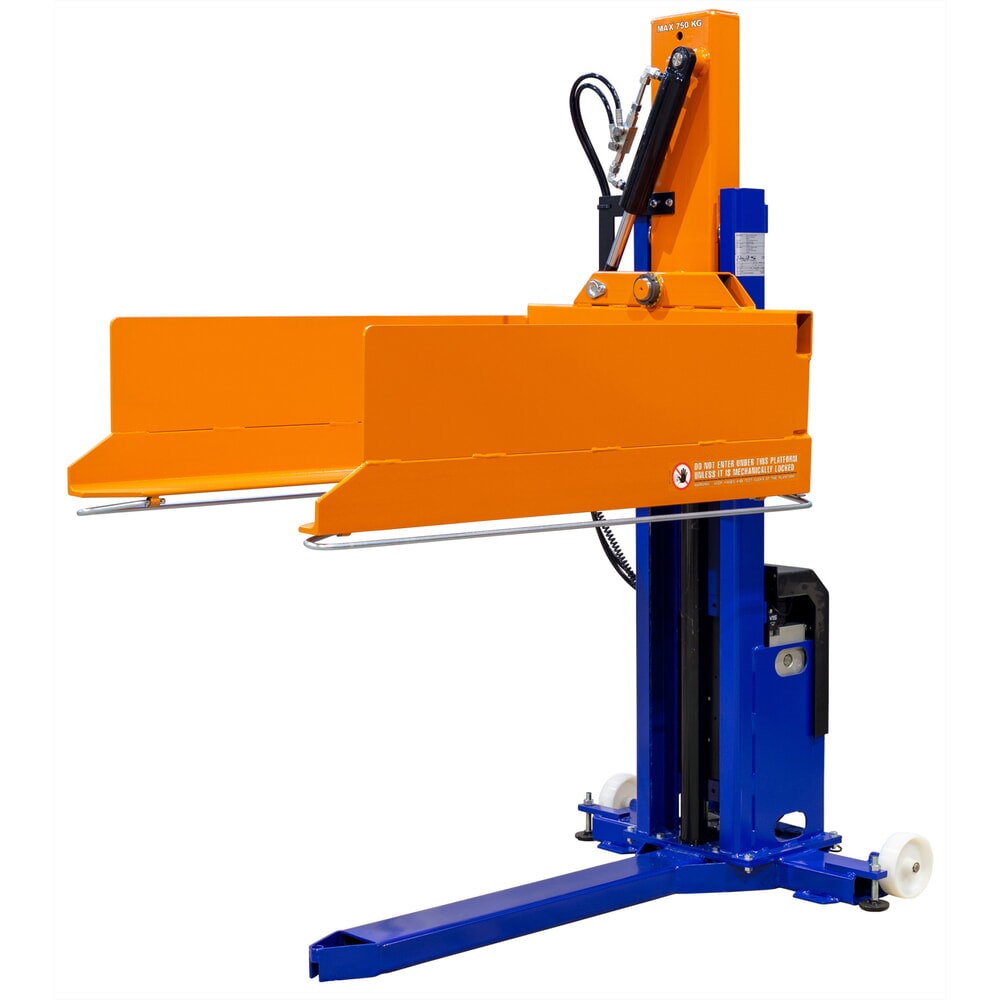 Číslo obrázku produktu 2: Zvedák na palety EdmoLift®, elektrohydraulický, s funkcí naklápění, nosnost 750 kg