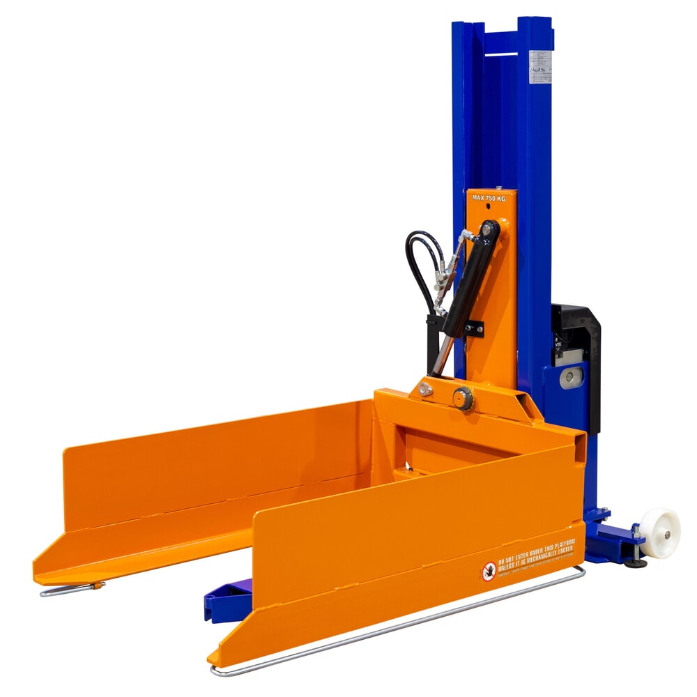 Číslo obrázku produktu 3: Zvedák na palety EdmoLift®, elektrohydraulický, s funkcí naklápění, nosnost 750 kg